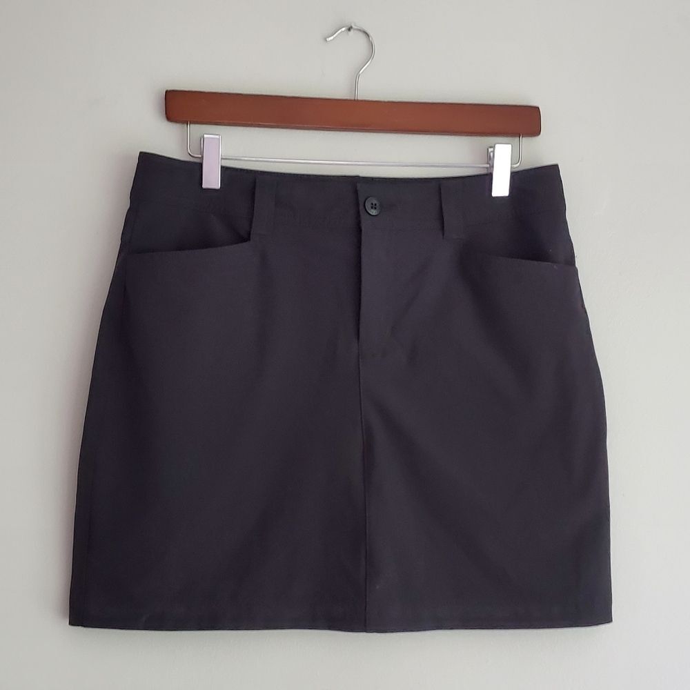 Eddie Bauer Classic Black Mini Skort Size 6